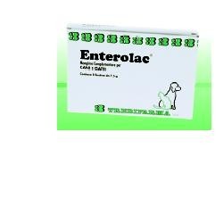 Enterolac integratore per diarrea di cani e gatti 8 bustine 7,5 g