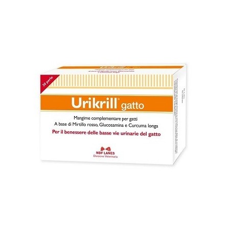 Urikrill Gatto 30 perle - Mangime complementare per gatto Urikrill Gatto 30 perle - Mangime complementare per gatto