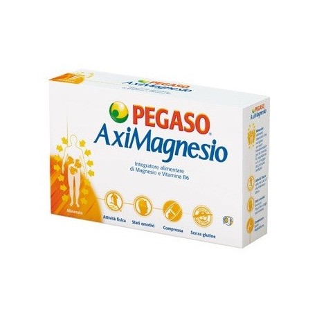 Pegaso Aximagnesio integratore per stress e stanchezza 40 compresse