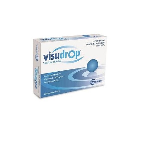 Visudrop Soluzione Oftalmica antiossidante per la vista 10 flaconcini Visudrop Soluzione Oftalmica antiossidante per la vista 10 flaconcini