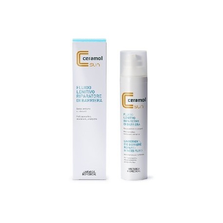 Ceramol Sun Fluido Lenitivo riparatore di barriera post esposizione solare 100 ml