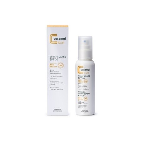 Ceramol Sun Spray solare SPF 30 emolliente protettivo 125 ml