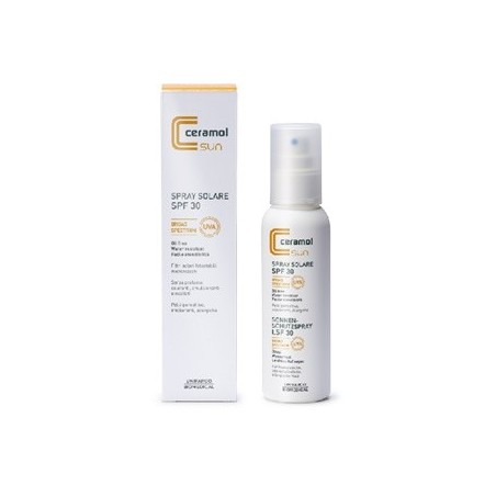 Ceramol Sun Spray solare SPF 30 emolliente protettivo 125 ml