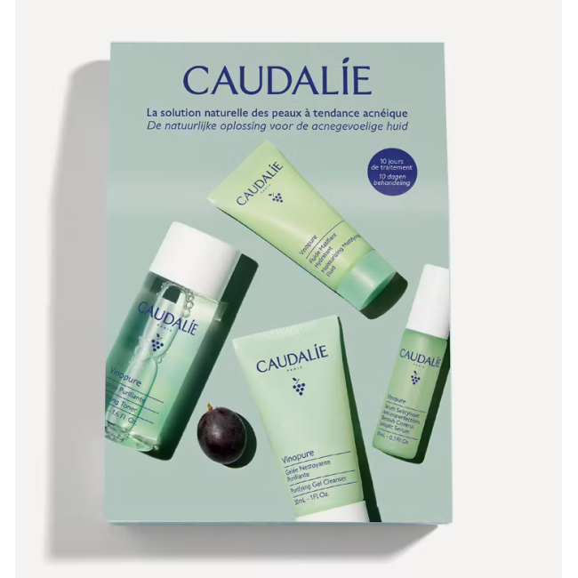 Caudalie Vinopure starter kit - Routine essenziale pelle acneica 10 giorni di trattamento