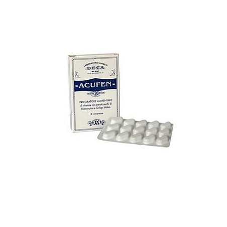 Deca Acufen integratore per il benessere dell'udito 15 compresse Deca Acufen integratore per il benessere dell'udito 15 compresse