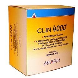 Clin 4000 - Lassativo in polvere 30 bustine monodose da 10 g