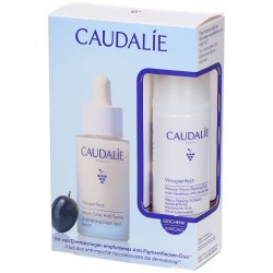 Caudalie Vinoperfect cofanetto duo anti macchie Siero 30 ml + mousse omaggio