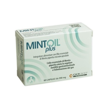 Cadigroup Mintoil Plus integratore per motilità gastrointestinale 60 capsule Cadigroup Mintoil Plus integratore per motilità gastrointestinale 60 capsule