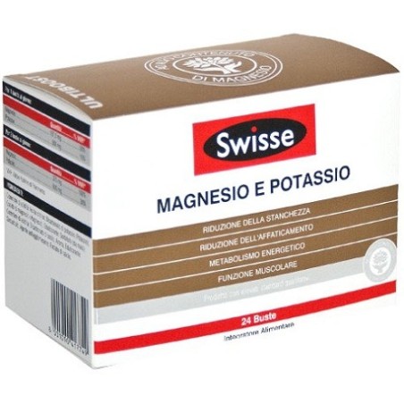 Swisse Integratore di Magnesio e Potassio 24 Bustine Swisse Integratore di Magnesio e Potassio 24 Bustine