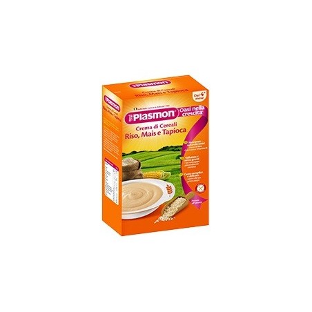 Plasmon Crema di Cereali Riso, Mais, Tapioca per svezzamento 230 g Plasmon Crema di Cereali Riso, Mais, Tapioca per svezzamento 230 g