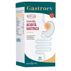 Erba Vita Gastro Ev Reflux integratore emolliente per acidità gastrica 20 stick da 12 ml