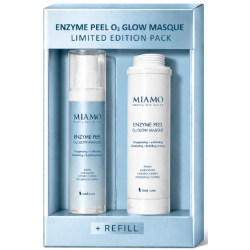 Miamo Enzyme Peel O2 Glow Masque BUNDLE 45 ml + RICARICA - Bubbling mousse esfoliante