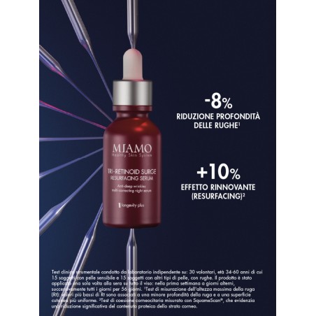 Miamo Tri Retinoid Serum 30 ml - Siero viso notte anti rughe rinnovatore