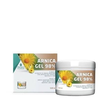 Promopharma Arnica Gel 98% per dolori muscolari o articolari 500 ml Promopharma Arnica Gel 98% per dolori muscolari o articolari 500 ml