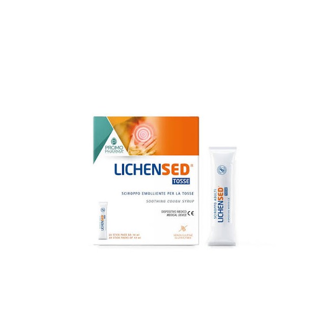 Promopharma Lichensed Sciroppo Adulti contro la tosse 20 stick da 10 ml