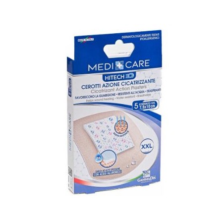 Gammadis Farmaceutici Cerotto Medicare cicatrizzante 10 x 7,5 cm 5 pezzi