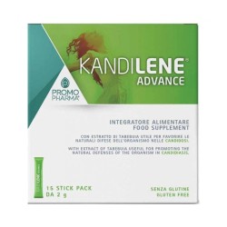 Promopharma Kandilene Advanced integratore contro la candida 15 stick