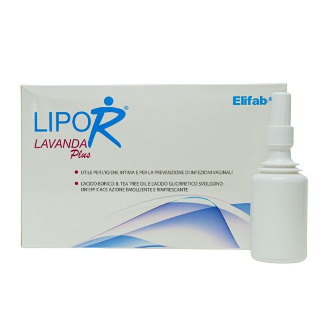 Elifab Lipor Lavanda Plus lavanda vaginale 4 flaconi da 140 ml