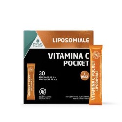 Promopharma Vitamina C Pocket liposomiale 20 stick antiossidanti da 2 g