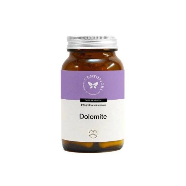 Cento Fiori Dolomite integratore con calcio e magnesio 100 capsule vegetali Cento Fiori Dolomite integratore con calcio e magnesio 100 capsule vegetali