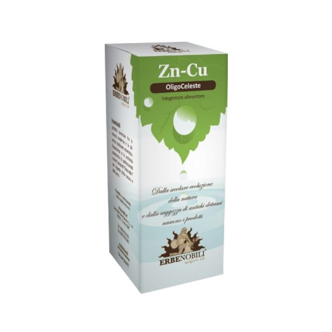 Oligoceleste Zn-Cu zinco rame integratore per protezione delle cellule dallo stress ossidativo 50 ml Oligoceleste Zn-Cu zinco rame integratore per protezione delle cellule dallo stress ossidativo 50 ml