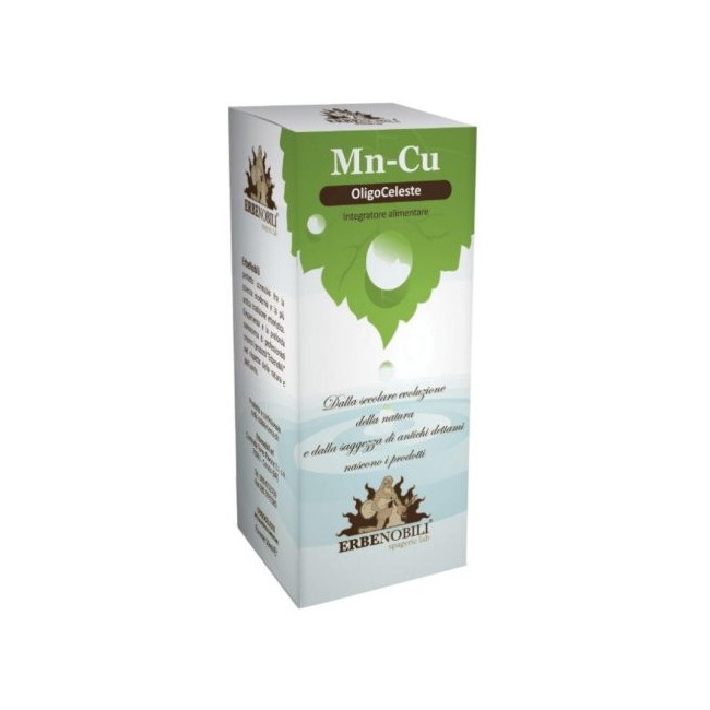 Oligoceleste Mn-Cu integratore con manganese e rame in gocce 50 ml