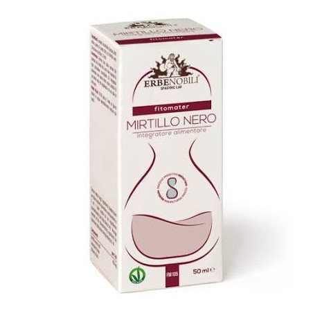 Erbenobili Fitomater Mirtillo Nero integratore per il microcircolo 50 ml