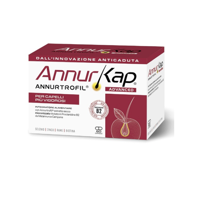 Annurkap Plus integratore per il rinforzo dei capelli 60 Capsule Annurkap Plus integratore per il rinforzo dei capelli 60 Capsule