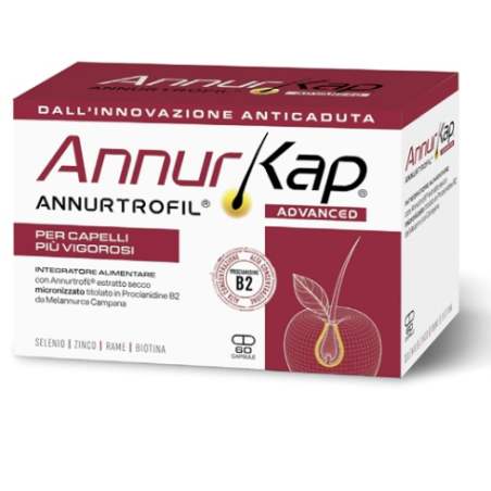 Annurkap Plus integratore per il rinforzo dei capelli 60 Capsule Annurkap Plus integratore per il rinforzo dei capelli 60 Capsule