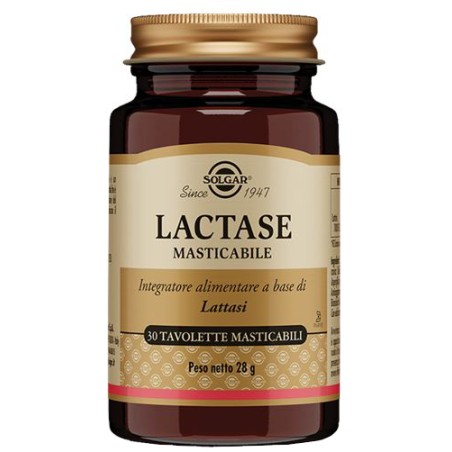 Solgar Lactase Masticabile integratore intestinale 30 tavolette