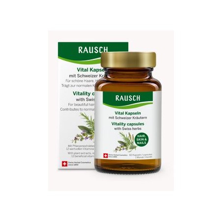 Rausch Capsule Vitalità alle Erbe Svizzere-Offerta 3 scatole Rausch