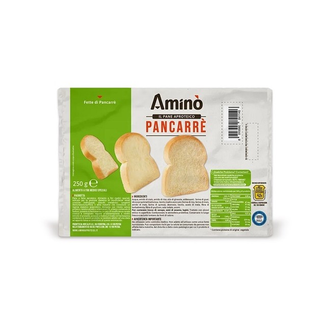 Nove Alpi Amino Pancarrè Pane aproteico 250 g