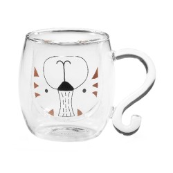 Neavita Mug Tea & Friends Tigro tazza in vetro a forma di tigre 250 ml