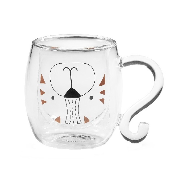 Neavita Mug Tea & Friends Tigro tazza in vetro a forma di tigre 250 ml Neavita Mug Tea & Friends Tigro tazza in vetro a forma di tigre 250 ml