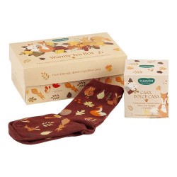 Neavita Warmy Tea cofanetto infuso Casa Dolce Casa 7 filtri + calzini con animali del bosco