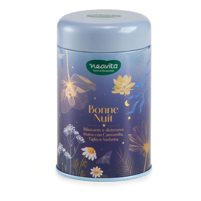 Neavita Infusi da Favola Bonne Nuit tisana rilassante per dormire meglio 7 filtroscrigno in barattolo