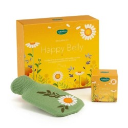 Neavita Happy Belly cofanetto per mal di pancia tisana distensiva e rilassante e borsa dell'acqua calda