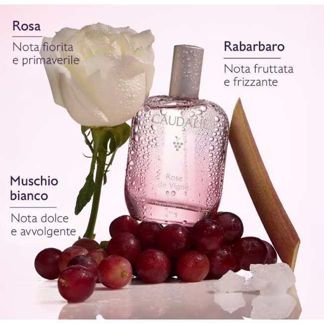Caudalie Cofanetto Rose de Vigne acqua fresca profumata 50 ml + gel doccia OMAGGIO