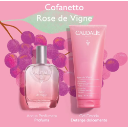 Caudalie Cofanetto Rose de Vigne acqua fresca profumata 50 ml + gel doccia OMAGGIO