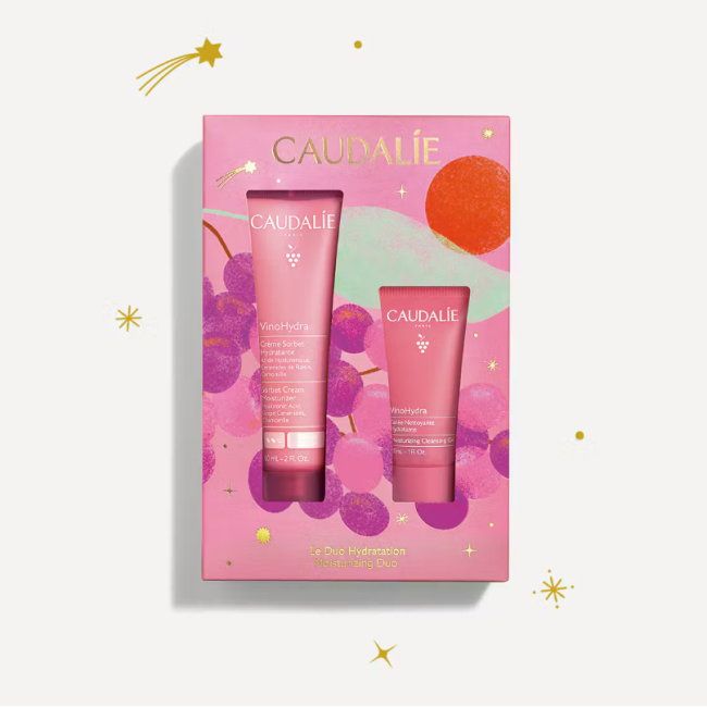 Caudalie Cofanetto Vinohydra duo idratazione - Crema Sorbetto viso + gel detergente OMAGGIO Caudalie Cofanetto Vinohydra duo idratazione - Crema Sorbetto viso + gel detergente OMAGGIO