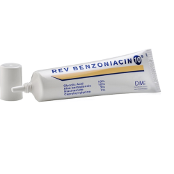Rev Benzoniacin 10 crema per il trattamento di acne lieve e moderata 30 ml