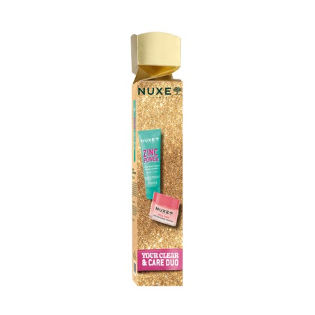 Nuxe Cracker cofanetto Very rose balsamo labbra + Zinc Power gel detergente