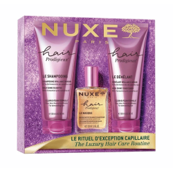 Nuxe Hair Prodigieux Cofanetto routine capelli brillanti shampoo, balsamo e maschera