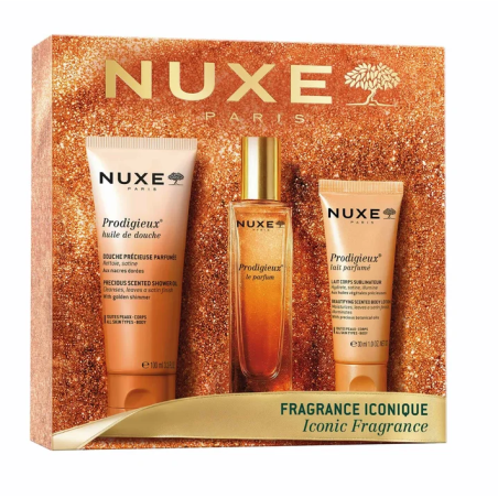 Nuxe Fragrance Iconique cofanetto Prodigieux Le Parfum 30 ml + olio doccia + crema