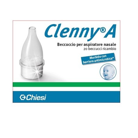 Clenny A beccuccio antimicrobico per aspiratore nasale - 20 ricambi