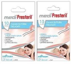 MediPresteril Cerotti sutura 3x75 mm delicati - 10 pezzi