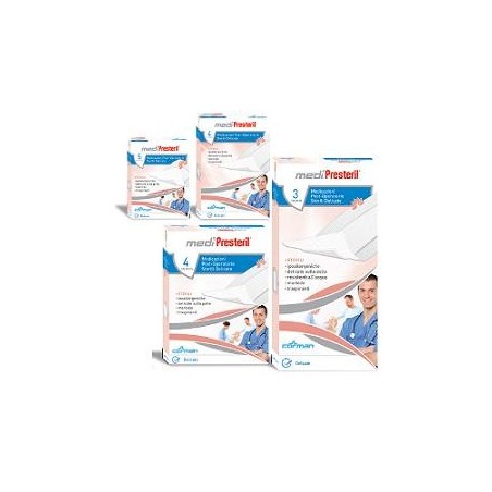 Medipresteril Medicazione post-operatoria delicata 10x25 cm - 4 pezzi Medipresteril Medicazione post-operatoria delicata 10x25 cm - 4 pezzi