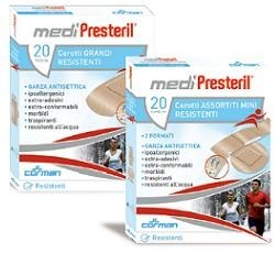 MediPresteril Cerotti assortiti resistenti 4 formati - 20 pezzi