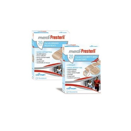 MediPresteril Cerotti grandi resistenti 7x3cm - 20 pezzi MediPresteril Cerotti grandi resistenti 7x3cm - 20 pezzi