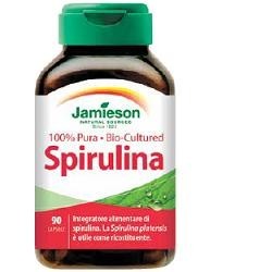 Jamieson Spirulina integratore ricostituente 100% pura bio 90 capsule